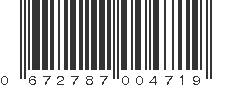 UPC 672787004719