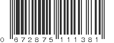 UPC 672875111381