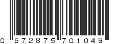 UPC 672875701049