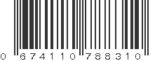 UPC 674110788310