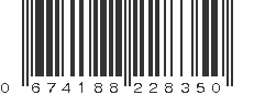 UPC 674188228350