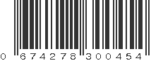 UPC 674278300454