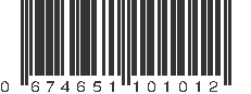 UPC 674651101012