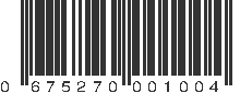 UPC 675270001004