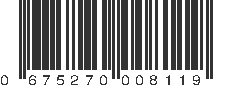 UPC 675270008119