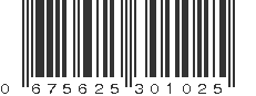 UPC 675625301025