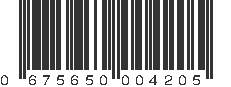 UPC 675650004205