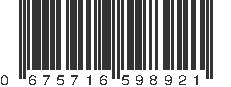 UPC 675716598921