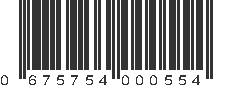 UPC 675754000554