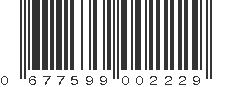 UPC 677599002229