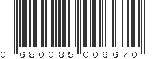 UPC 680085006670