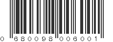 UPC 680098006001