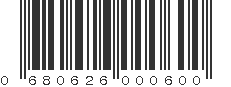 UPC 680626000600