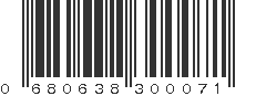 UPC 680638300071