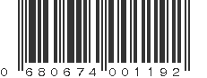 UPC 680674001192