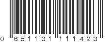 UPC 681131111423