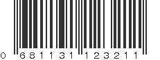 UPC 681131123211