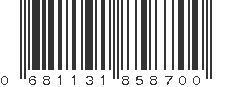 UPC 681131858700