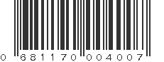 UPC 681170004007