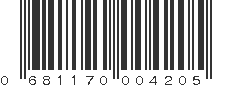 UPC 681170004205