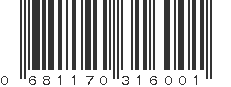 UPC 681170316001