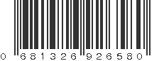 UPC 681326926580