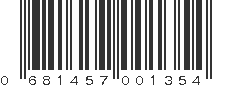 UPC 681457001354