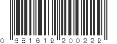 UPC 681619200229