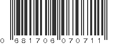 UPC 681706070711