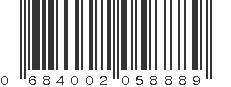 UPC 684002058889