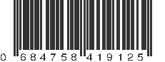 UPC 684758419125