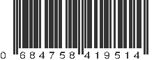 UPC 684758419514