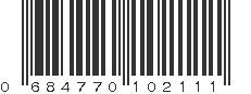 UPC 684770102111