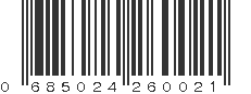 UPC 685024260021