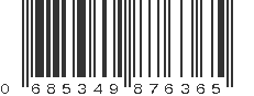 UPC 685349876365