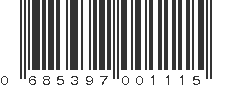 UPC 685397001115