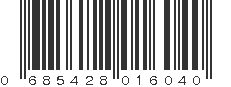UPC 685428016040