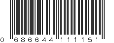 UPC 686644111151