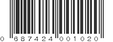 UPC 687424001020