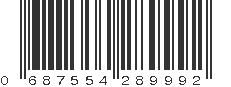 UPC 687554289992