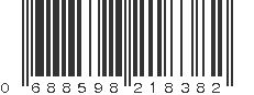 UPC 688598218382