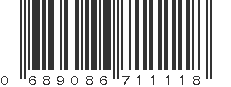 UPC 689086711118