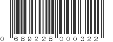 UPC 689228000322