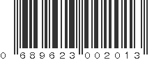 UPC 689623002013