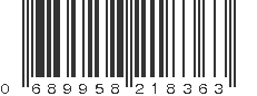 UPC 689958218363