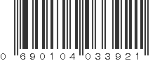 UPC 690104033921