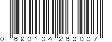 UPC 690104263007