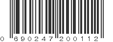 UPC 690247200112