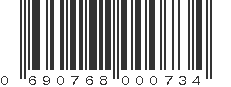 UPC 690768000734