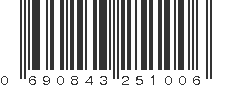 UPC 690843251006